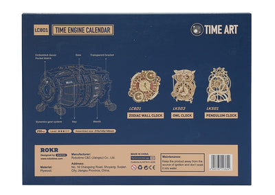 Calendario Motor 3D Robotime ROKR - Puzzle de Madera Interactivo para Niños - Image 13
