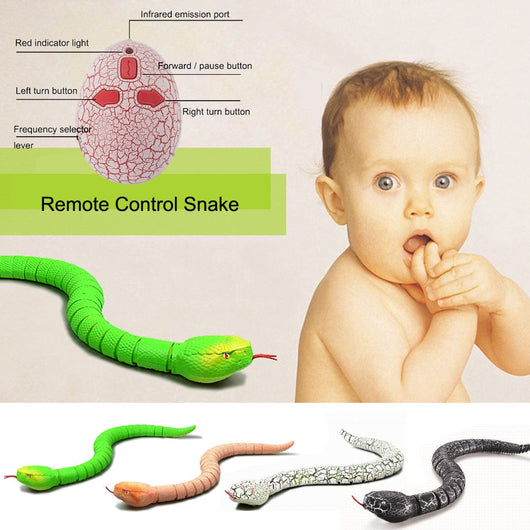 Serpiente Teledirigida con Control Remoto - Juguete Realista de Broma - Image 21