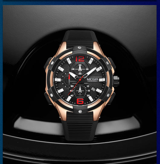 Reloj Deportivo Multifunción con Calendario Grande, Resistente al Agua y Correa de Silicona - Image 10
