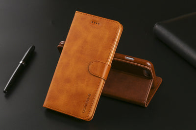 Billetera Retro de Cuero Legítimo con Soporte para Teléfono - Image 6