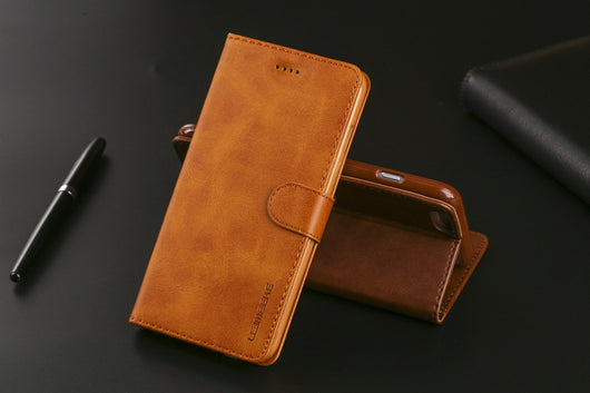 Billetera Retro de Cuero Legítimo con Soporte para Teléfono - Image 6