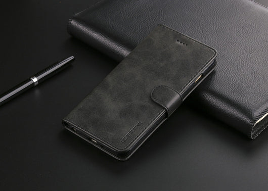 Billetera Retro de Cuero Legítimo con Soporte para Teléfono - Image 11