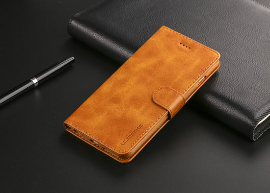 Billetera Retro de Cuero Legítimo con Soporte para Teléfono - Image 17