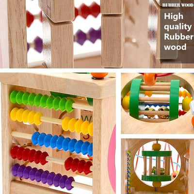 Puzzle de Escarabajo de Madera con Cuentas Grandes para Niños - Image 9