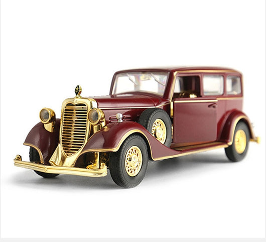 Auto Clásico de Aleación con Retroceso, Sonido y Luz LED - Image 12