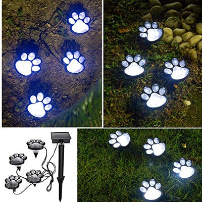 Luz Solar Decorativa Gato y Garra de Oso con 4 LED para Jardín - Image 11