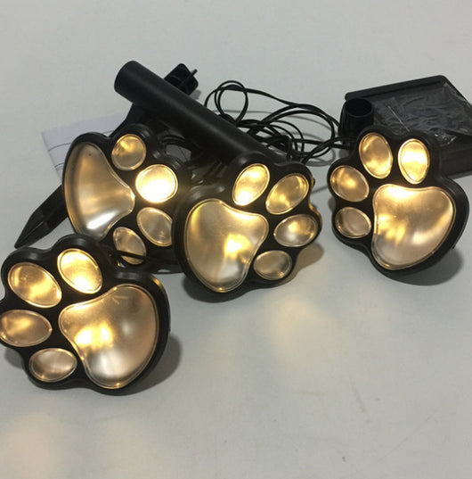 Luz Solar Decorativa Gato y Garra de Oso con 4 LED para Jardín - Image 15
