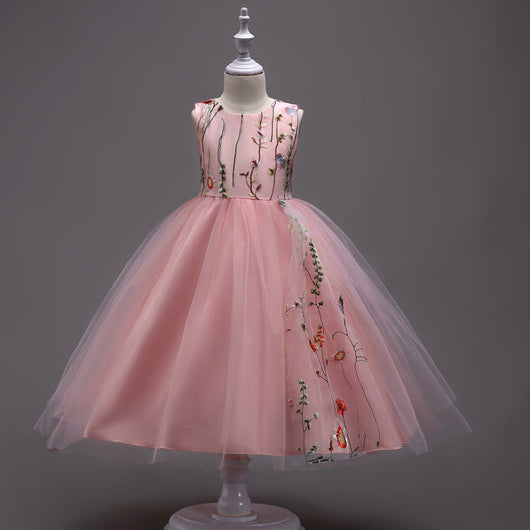 Vestido Infantil Bordado para Niñas de 4 a 15 Años - Image 11