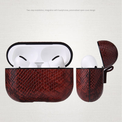 Funda de Cuero Premium para Auriculares Bluetooth Compatible con Apple - Image 8