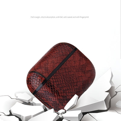 Funda de Cuero Premium para Auriculares Bluetooth Compatible con Apple - Image 9