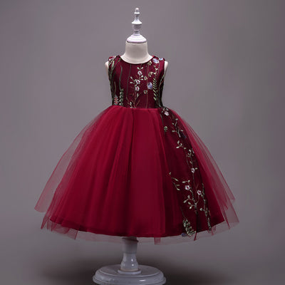Vestido Infantil Bordado para Niñas de 4 a 15 Años - Image 17