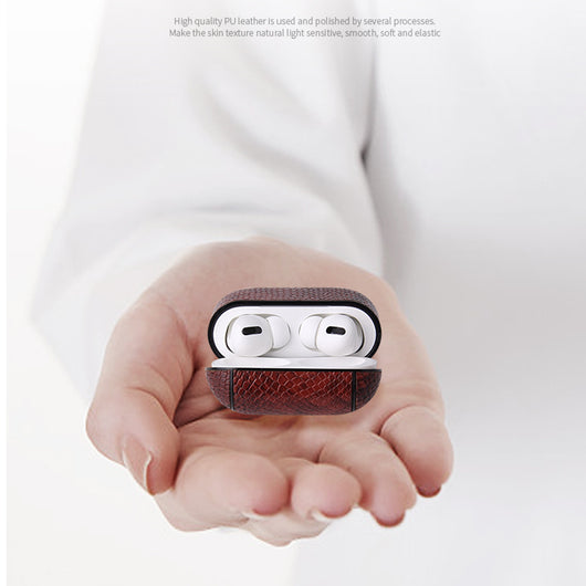 Funda de Cuero Premium para Auriculares Bluetooth Compatible con Apple - Image 12