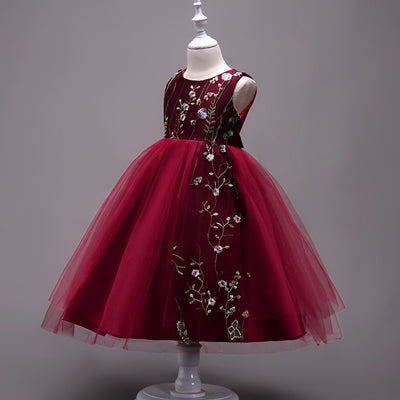 Vestido Infantil Bordado para Niñas de 4 a 15 Años - Image 18