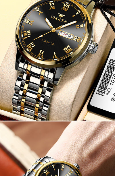 Reloj de Moda para Hombre con Banda de Acero Inoxidable y Esfera Luminosa - Image 14