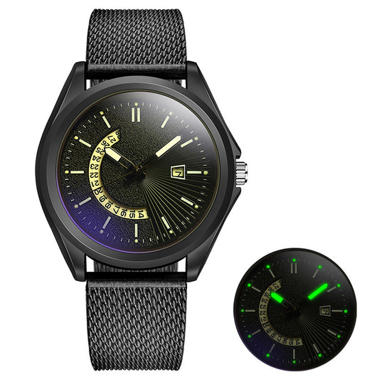 Reloj Deportivo Hombre Acero Inoxidable Luminoso con Calendario y Filtro Luz Azul - Image 14