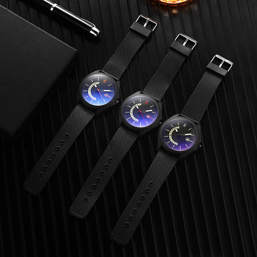 Reloj Deportivo Hombre Acero Inoxidable Luminoso con Calendario y Filtro Luz Azul - Image 16