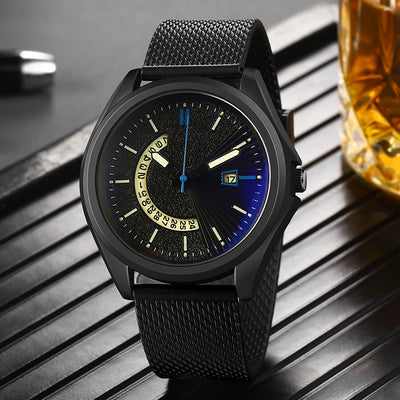 Reloj Deportivo Hombre Acero Inoxidable Luminoso con Calendario y Filtro Luz Azul - Image 19