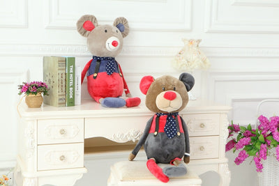 Peluches Surtidos Payaso, Elefante, Ratón, Conejo y Oso - Juego Familiar - Image 15