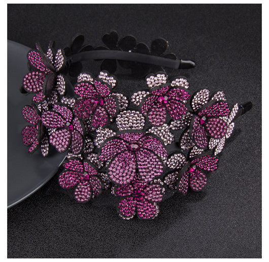 Diadema Ancha con Strass Brillantes - Accesorio Antideslizante Premium - Image 9