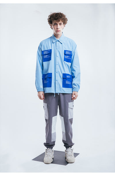 Camisa Impermeable y Cortavientos para Hombre - Diseño Urbano con Múltiples Bolsillos - Image 12