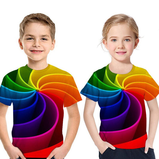 Camiseta Infantil de Manga Corta con Estampado Digital - Image 6