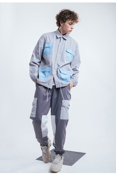 Camisa Impermeable y Cortavientos para Hombre - Diseño Urbano con Múltiples Bolsillos - Image 16
