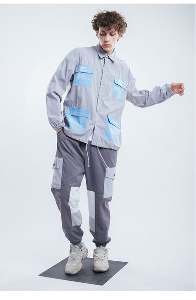 Camisa Impermeable y Cortavientos para Hombre - Diseño Urbano con Múltiples Bolsillos - Image 17