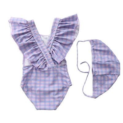 Traje de Baño Niña Una Pieza Princesa con Falda Tul y Detalles Brillantes - Image 38