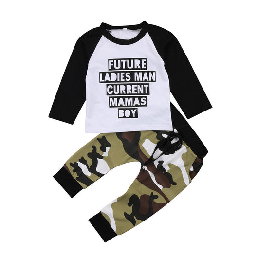 Conjunto Infantil de Dos Piezas Estampado Camuflaje - Image 7
