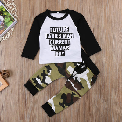 Conjunto Infantil de Dos Piezas Estampado Camuflaje - Image 8