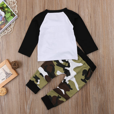Conjunto Infantil de Dos Piezas Estampado Camuflaje - Image 9