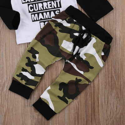 Conjunto Infantil de Dos Piezas Estampado Camuflaje - Image 12