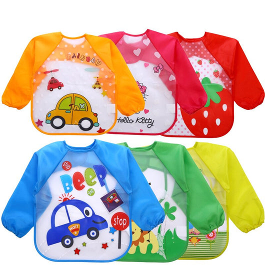 Bata de Cambio Reversible Impermeable de Manga Larga para Niños - Image 15