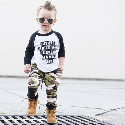 Conjunto Infantil de Dos Piezas Estampado Camuflaje - Image 15