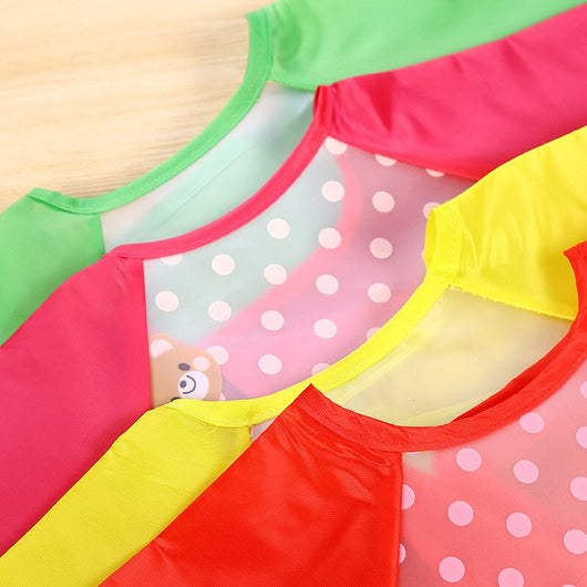 Bata de Cambio Reversible Impermeable de Manga Larga para Niños - Image 17