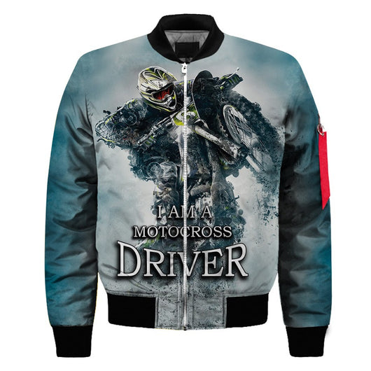 Chaqueta de Vuelo 3D con Estampado Digital para Hombre - Diseño Europeo y Americano - Image 17