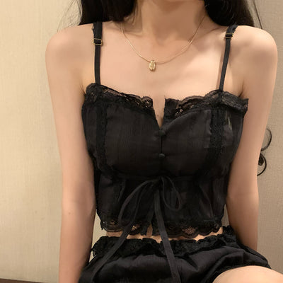 Pijama Sexy de Dos Piezas para Mujer - Conjunto Camisola y Suspensores Verano - Image 20