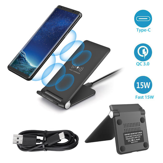 Cargador Inalámbrico Plegable 15W con Soporte - Image 9