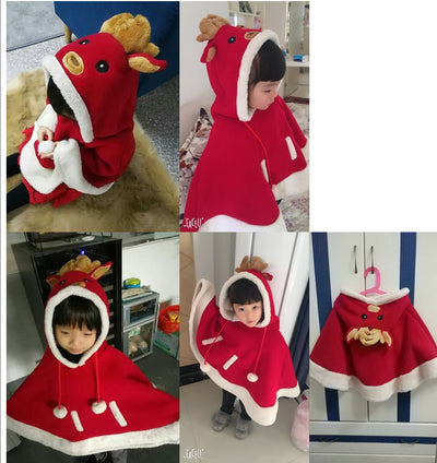 Poncho Navideño Reno - Capa Festiva - Image 4