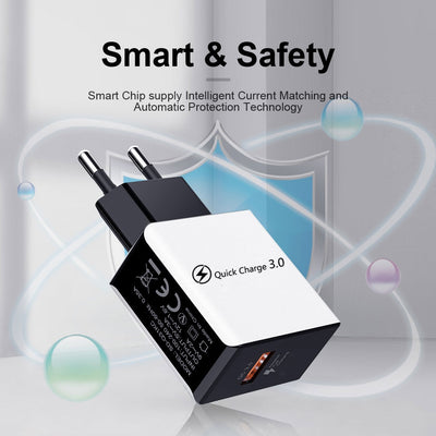 Cargador Rápido 18W USB-C Compatible con iPhone, Samsung y Huawei - Image 9