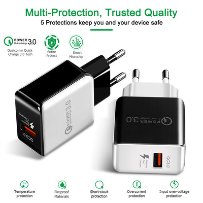 Cargador Rápido 18W USB-C Compatible con iPhone, Samsung y Huawei - Image 10