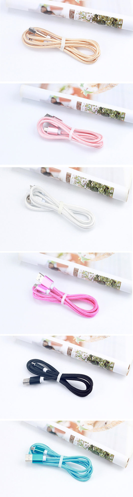 Cable de Datos Trenzado Compatible con Apple - Carga Rápida y Durabilidad Garantizada - Image 3