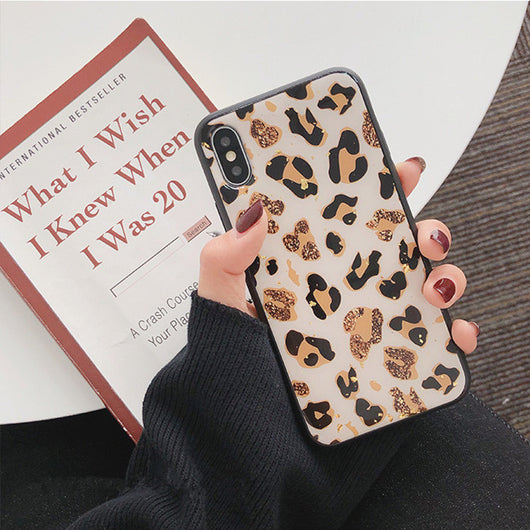Funda iPhone con Diseño Leopardo Dorado Compatible con Apple - Image 7