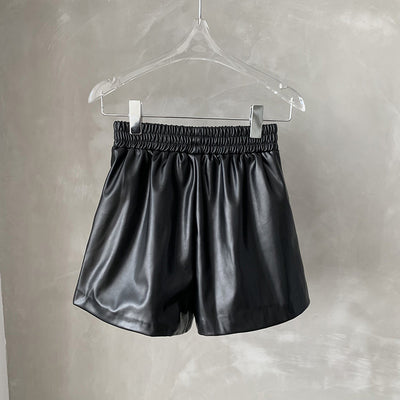 Conjunto Casual: Top Tejido Escote V Manga Corta + Shorts Anchos PU - Image 17
