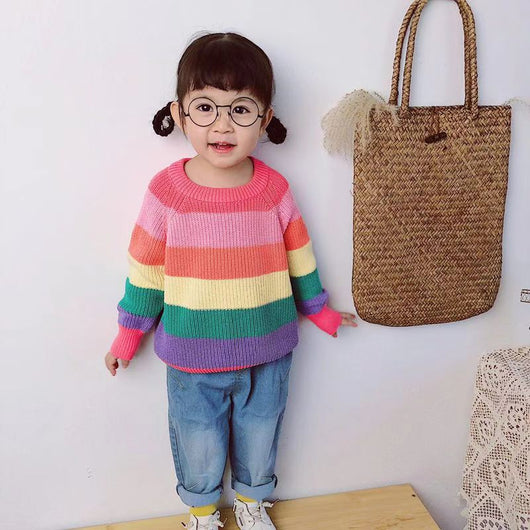 Suéter Arcoíris para Niños - Tejido Colorido y Cómodo - Image 10