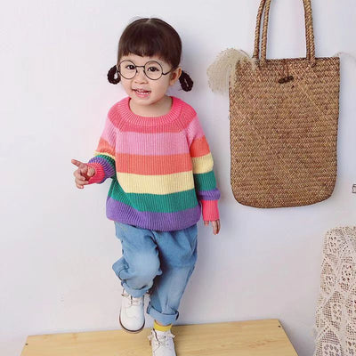 Suéter Arcoíris para Niños - Tejido Colorido y Cómodo - Image 12