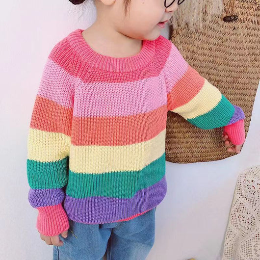 Suéter Arcoíris para Niños - Tejido Colorido y Cómodo - Image 14