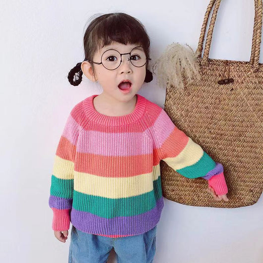 Suéter Arcoíris para Niños - Tejido Colorido y Cómodo - Image 15