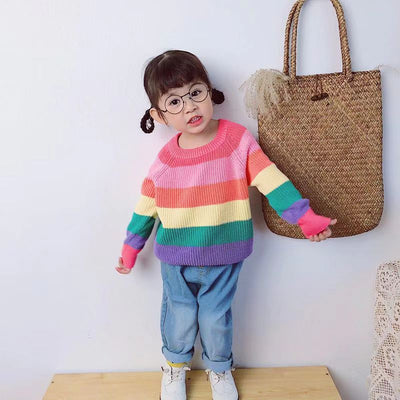 Suéter Arcoíris para Niños - Tejido Colorido y Cómodo - Image 16