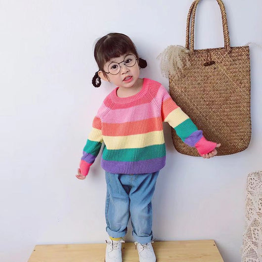 Suéter Arcoíris para Niños - Tejido Colorido y Cómodo - Image 16